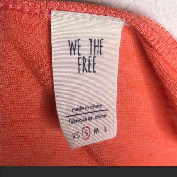 Free People Karmen Coral Oversized Tank NWT - Picture 6 of 7